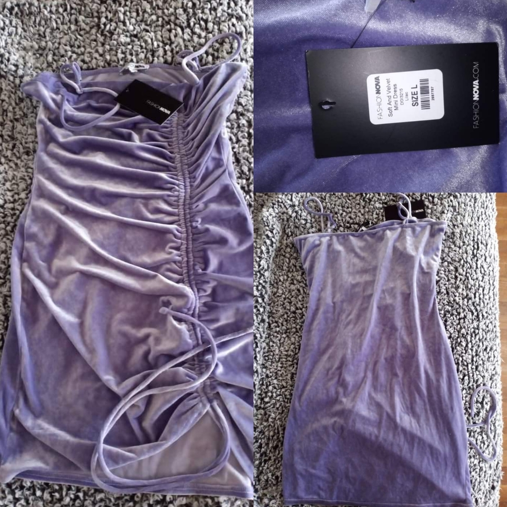 Lilac Mini Fashion Nova Dress
